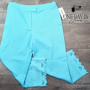 Shaymar Cropped Embroidered Pants Size 6